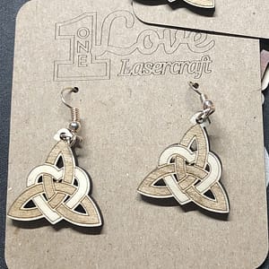 Heart Knot Earrings - Pair