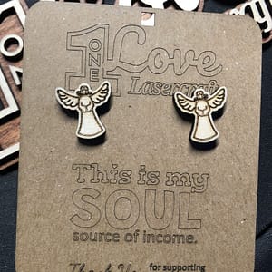 Angels Around Me Earrings - Pair